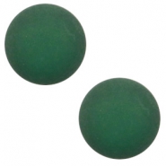 12 mm classic Cabochon Polaris Elements matt Dark classic green