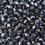 Miyuki Rocailles 8/0 Silverlined montana grey 8-2426