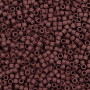 Miyuki Perlen delica's 11/0 Opaque matte currant brown DB-1584