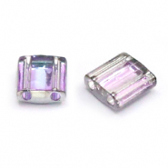 Miyuki Perlen tila 5x5mm Vitrail light purple TL-4574