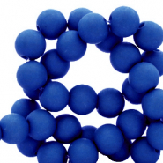 6 mm Acryl Perlen Royal blue