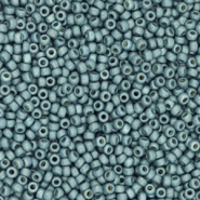 Miyuki Rocailles 11/0 Duracoat galvanized matte sea foam green 11-4217F