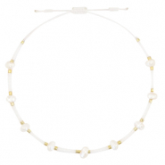 Armb&auml;nder Pearl Miyuki White
