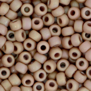 Miyuki Rocailles 6/0 Opaque glazed frosted rainbow lavender 6-4694