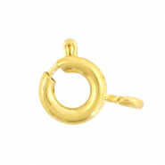 Stainless Steel - Rostfrei Stahl Schmuckzubehör Rettungsring Verschluss 5mm Gold