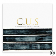 C.U.S® Schmuckband Dip dye black