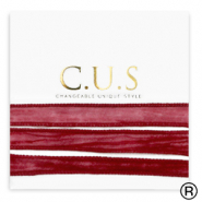 C.U.S® Schmuckband Ruby pink