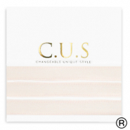 C.U.S® Schmuckband Shimmery light seashell pink