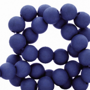 6 mm Acryl Perlen Dark royal blue