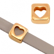 Metall Perlen DQ Rosegold Metall Schieber DQ Rosegold