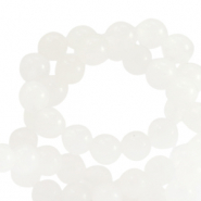 Naturstein Perlen Quarz 6mm White