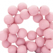 4 mm Acrylperlen matt Sorbet pink