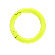 Farbiges Zubeh&ouml;r Schl&uuml;ssel Anh&auml;nger Ring Neon yellow