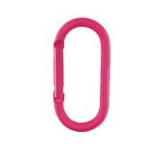 Farbiges Zubeh&ouml;r Schl&uuml;ssel Anh&auml;nger Oval Neon pink