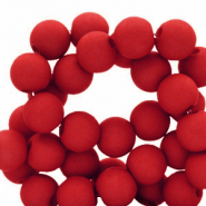 6 mm Acrylperlen Crimson red