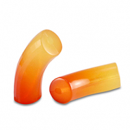Acryl perlen Tube Orange