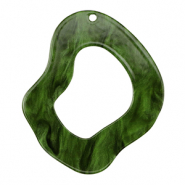 Resin Anh&auml;nger im Organicdesign Moss green