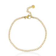 Armb&auml;nder aus Stainless Steel - Rostfreiem Stahl Gold-peach