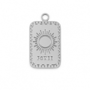 Stainless Steel - Rostfrei Stahl Anhänger La Luna 'Power' Silver