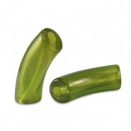 Tube Acrylperlen shiny Golden olive green