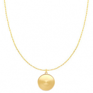 Polaris Steel Ketten aus Stainless Steel mit Settung f&uuml;r 20mm Cabochon Gold