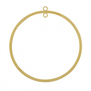 Stainless Steel - Rostfrei Stahl Anh&auml;nger 52mm Gold