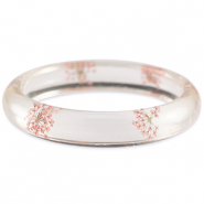Armbänder mit getrockneter Blume Light pink