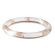 Armbänder mit getrockneter Blume Light pink