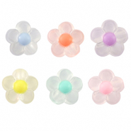Arcyl Perlen Blume Multicolour pastel-transparent