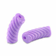 Tube Acrylperlen Twisted Purple