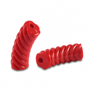 Tube Acrylperlen Twisted Red