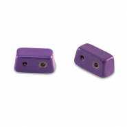 Tile beads Rechteck Grape purple