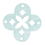 Resin Anhänger Mosaik Sky blue