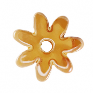 DQ Griechische Keramik Perlen Blume Warm yellow