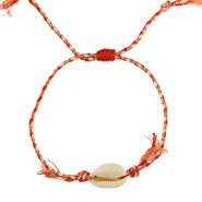 Armbänder Kauri Red-orange-gold