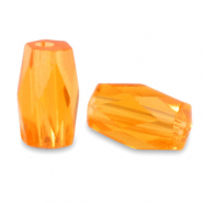 Top Facett Perlen Tube Pumpkin orange