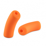 Tube Acrylperlen matt Neon orange