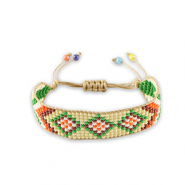 Armb&auml;nder Almond beige-green