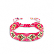 Armb&auml;nder Magenta pink-white