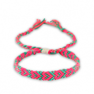 Armb&auml;nder Neon pink-turquoise green