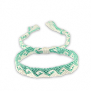 Armb&auml;nder Turquoise-white