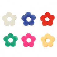 Katsuki Perlen Blume 6mm Multicolour-pearl shine coating