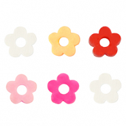 Katsuki Perlen Blume 6mm Multicolour-pearl shine coating