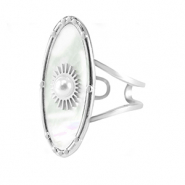 Ringe aus Stainless Steel - Rostfreiem Stahl Silber