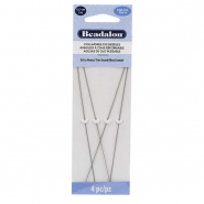 Beadalon flexibel F&auml;delnadel 12.7cm (Extra Heavy) Silver