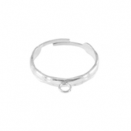 Ringe aus Stainless Steel - Rostfreiem Stahl mit &Ouml;se Silber