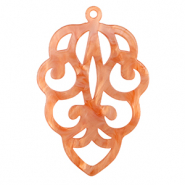 Resin Anh&auml;nger Coral red