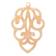 Resin Anh&auml;nger Peach blush opal