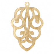 Resin Anh&auml;nger Sand beige