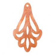Resin Anh&auml;nger Coral red